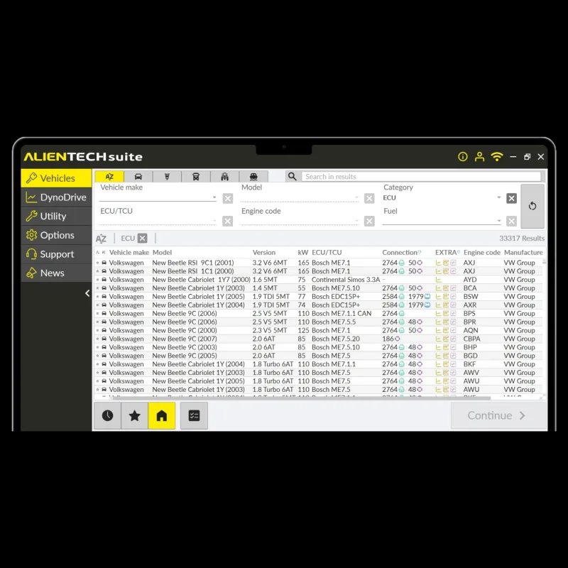 Alientech ECM Titanium Map Editing Software 4