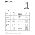 Autel MaxiIM KM100 key programmer, red and black 5.5-inch handheld front view with the main menu on screen 4