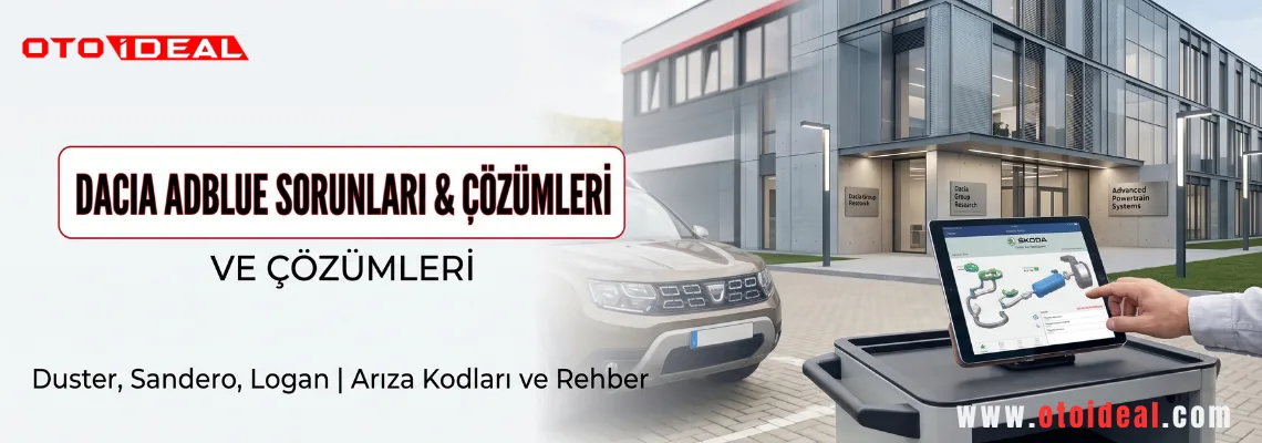 Dacia AdBlue Sistemi Arızaları ve Çözümleri - Duster, Sandero ve Logan'da AdBlue Uyarısı