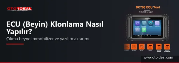 ECU (Beyin) Klonlama Nasıl Yapılır? Çıkma Beyne Immobilizer ve Yazılım Aktarımı