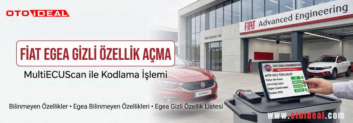 Fiat Egea Gizli Özellik Açma: MultiECUScan ile Kodlama Rehberi ve Egea'nın Bilinmeyen Özellikleri
