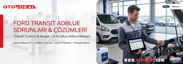 Ford Transit AdBlue Arızaları ve Çözümleri - Transit, Custom ve Ranger 2.0 EcoBlue AdBlue Uyarıları