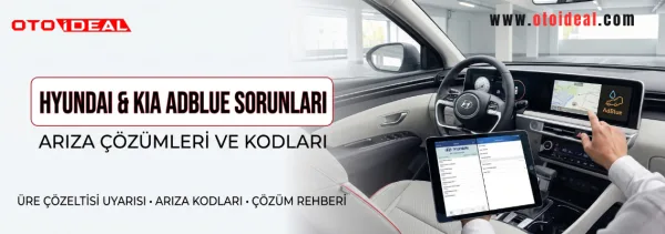 Hyundai ve Kia AdBlue Sistemi Arızaları ve Çözümleri - Üre Çözeltisi Uyarısı ve Arıza Kodları
