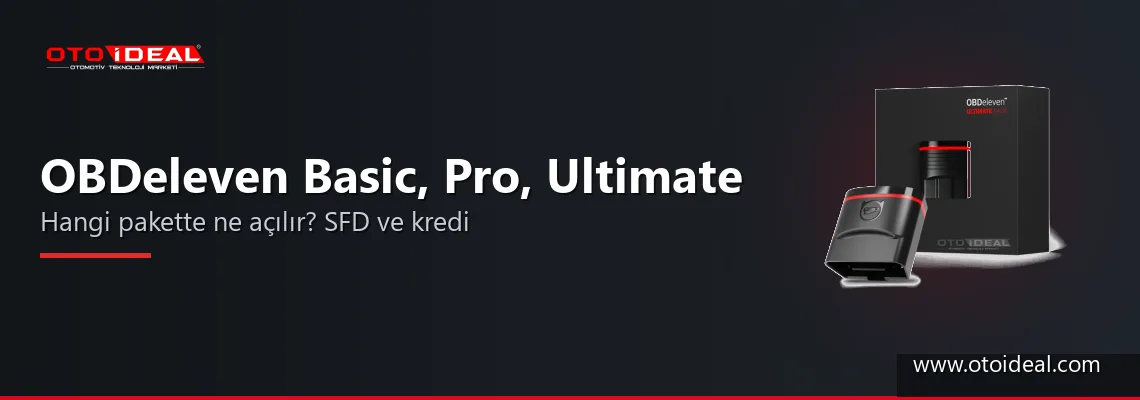 OBDeleven Basic, Pro ve Ultimate Arasındaki Fark: Hangi Pakette Ne Açılır?
