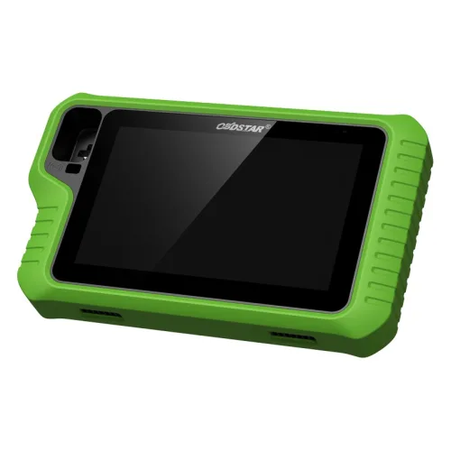 OBDSTAR Key Master G3 tablet angled view with the transponder sensing area at top left
