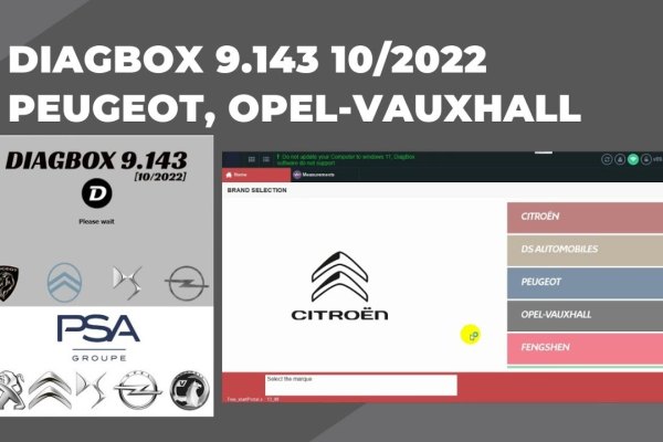 Peugeot Diagbox 9.143 Yazılımı | Peugeot Lexia Arıza Tespit Cihazı Kurulumu