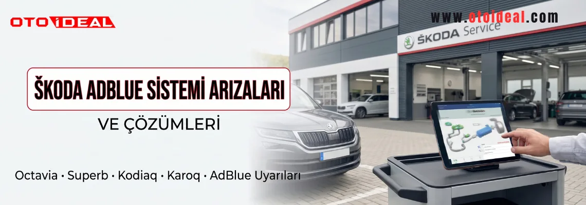 Skoda AdBlue Sistemi Arızaları ve Çözümleri - Octavia, Superb, Kodiaq ve Karoq'ta AdBlue Uyarıları