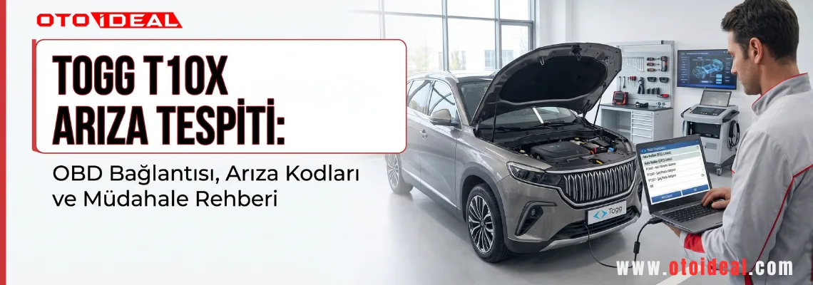 Togg T10X Arıza Tespiti: OBD Bağlantısı, Arıza Kodları ve Uyarılar Rehberi