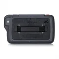 Xhorse VVDI Key Tool Plus Pad key programmer, front view with orange housing and main menu on screen 5