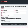 Opel Tech2Win ve GDS2 Arıza Tespit Programı Kurulumu: Tech2Win · GDS2 · SPS (TIS2Web) · MDI Manager — uzaktan kurulum 2