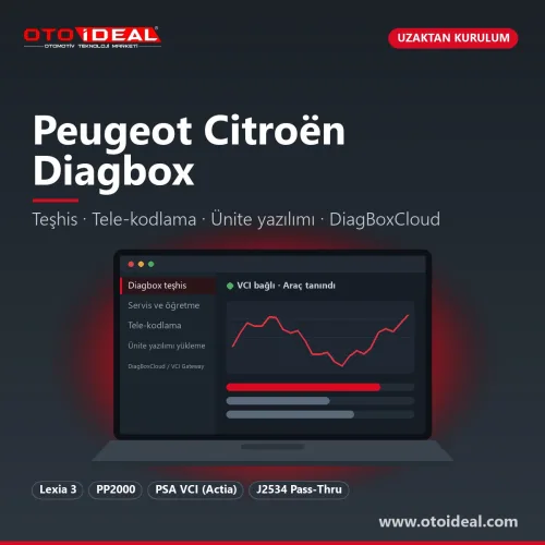 Peugeot Citroën DS Diagbox Installation: Lexia 3 and PP2000 — remote installation